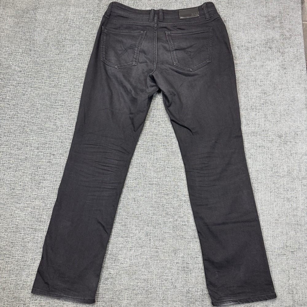 Buckle BKE Jake Straight Jeans Mens 33x34 Black Denim Stretch Rock Grunge - Picture 6 of 10